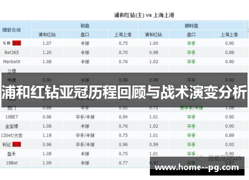 浦和红钻亚冠历程回顾与战术演变分析 浦和红钻亚冠历程回顾与战术演变分析
